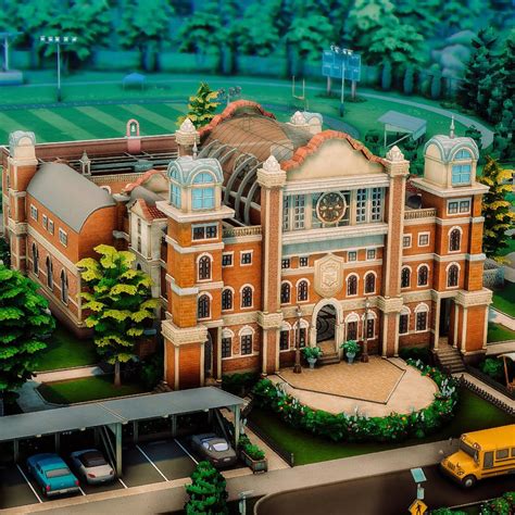 I Built A Copperdale High School In The Sims 4 No Cc Rsims4