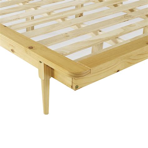 Best Buy: Walker Edison King Size Modern Spindle Back Wood Bed Frame ...