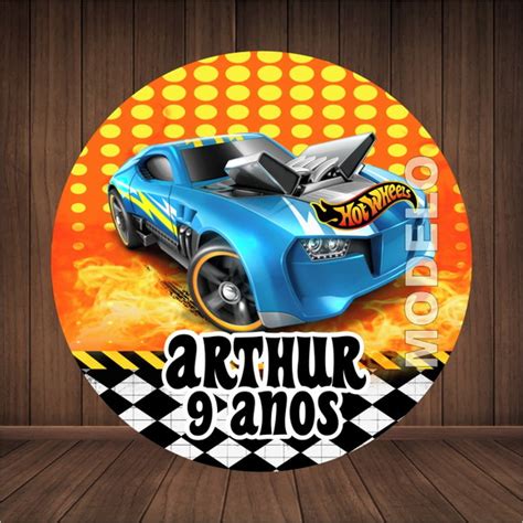 Adesivo Latinha Hot Wheels Elo Produtos Especiais