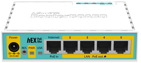 Маршрутизатор MikroTik hEX PoE lite RB750UPr2