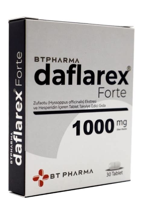 BTPHARMA DAFLAREX FORTE 1000 MG 30 TABLET - Fiyatı, Yorumları