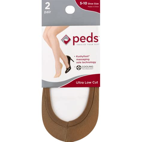 Peds Socks Nude Ultra Low Cut Each Instacart