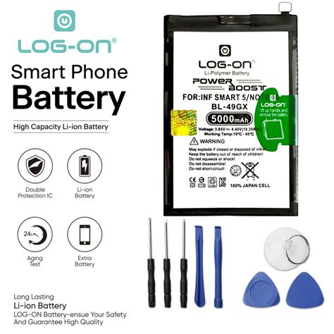 Jual Baterai Log On BL GX Untuk Infinix Smart Hot Lite Hot S Hot S Nfc Hot