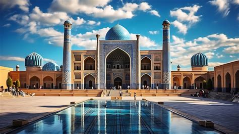 Premium Photo | Ancient city of Samarkand Uzbekistan Islamic architecture