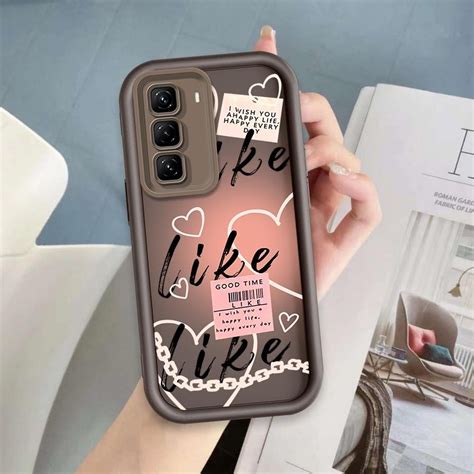 Casing For Infinix Hot 60i 60 50 Pro Plus Pro 5G 4G X6880 Silicone Like Love Aesthetics Soft