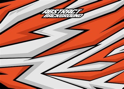 Premium Vector | Racing background abstract stripes with orange,black