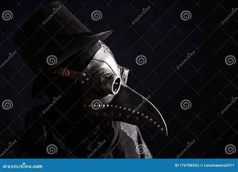 Biohazard Concept Of Risk Of Contamination Naked Man With Gas Stock Image CartoonDealer