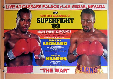 On This Day Sugar Ray Leonard Vs Thomas Hearns Ii