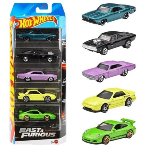 Набор из машинок Хот Вилс Hot Wheels Fast and Furious Pack JBJ