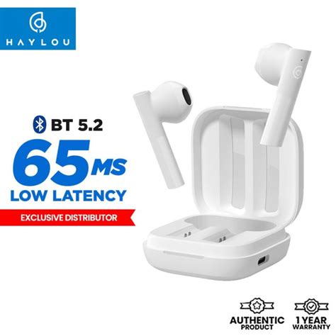 Haylou GT6 TWS Bluetooth Earphones 65ms Low Latency BT Ver 5.2 Semi In ...