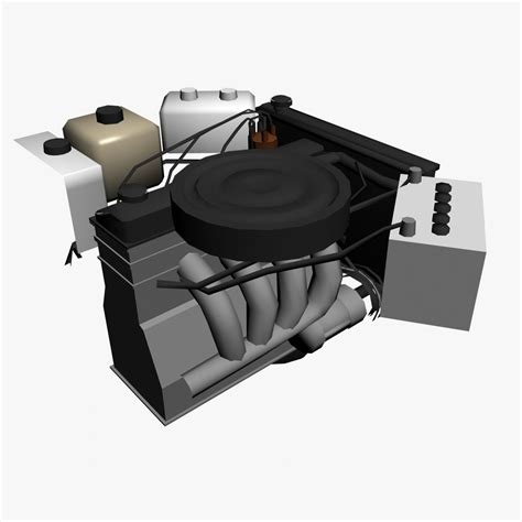 ВАЗ Двигатель 3D Модель $5 - .wrl .obj .fbx .dxf .max .3ds - Free3D