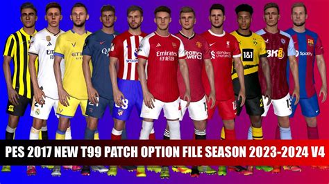 Pes New T Patch Option File V Youtube