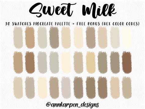 Nude Colors Procreate Beige Color Palette Neutral Colour Palette Colors Procreate Palette