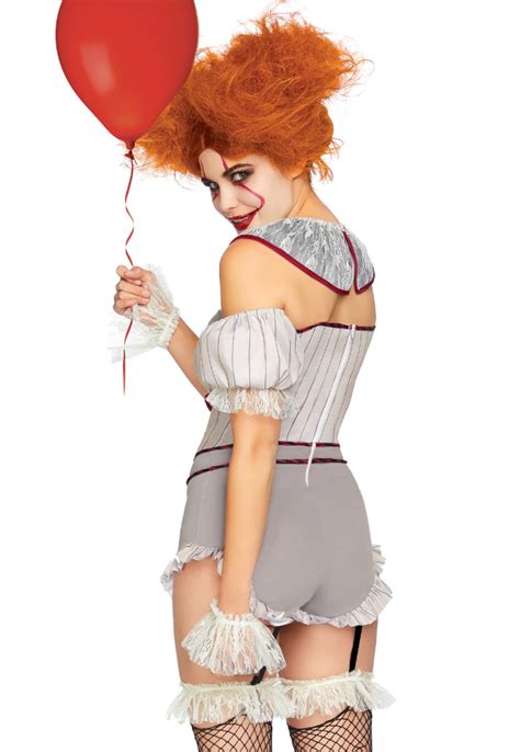 Disfraz De Sexy Pennywise Killer Sewer Clown Extasis Lencer A Sex Shop Disfraces Morelia