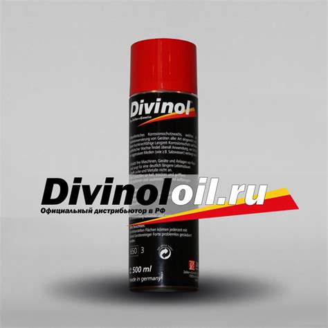Спрей-смазки и антикоррозийные масла от Divinol | Купить