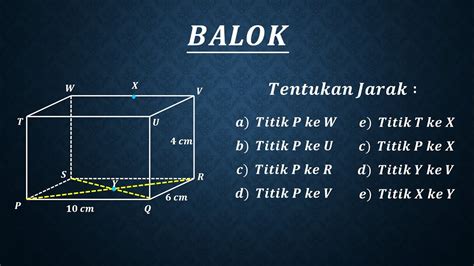 Jarak Titik Ke Titik Pada Balok Youtube