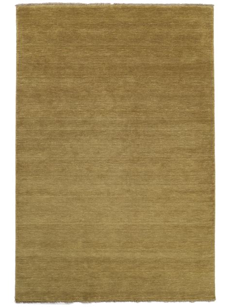 Rugvista premium - Handloom fringes - Olivgrön 300 x 400 cm Ullmatta - Rugvista