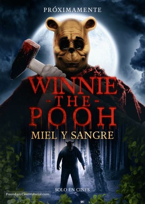 Winnie The Pooh Blood And Honey 2023 Mexican Movie Poster