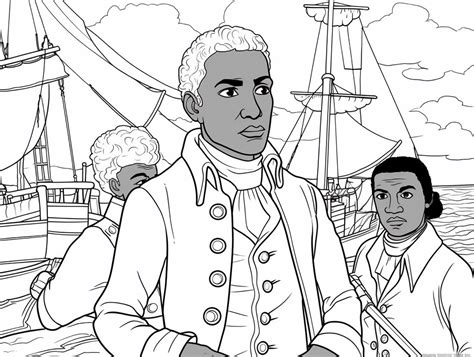 Illustrator Benjamin Banneker Coloring Page