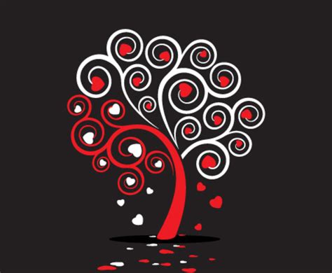 Love Tree Vector Art & Graphics | freevector.com