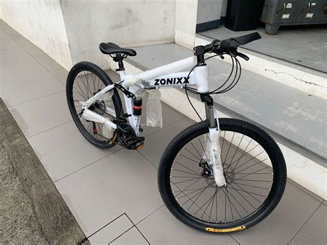 Zonixx Folding Foldable Mountain Bike MTB, Sports, Bicycles on Carousell
