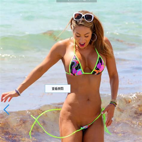 Triangle Bikini Set For Women Sexy Pad Bathing Suit Top Bottom Piece Swimsuit Beachwear