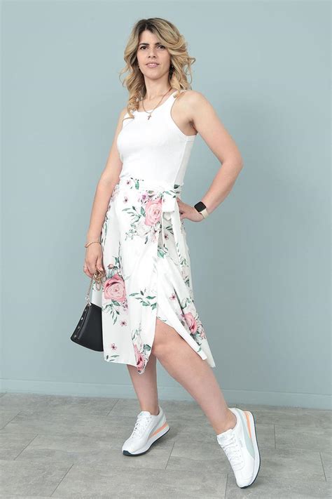 Летняя юбка на запах "Luna"| Батал (ID#1929195820), цена: 474 ₴, купить ...