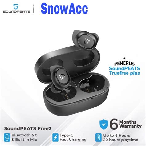 Jual Soundpeats Truefree 2 True Wireless Earbuds Bluetooth Indonesia Shopee Indonesia