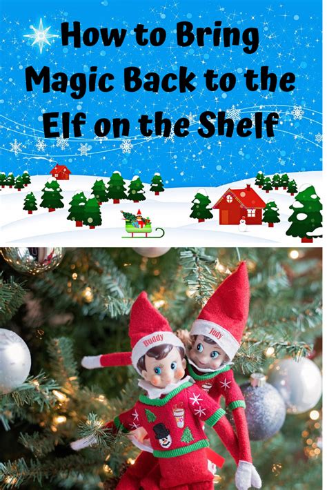 how to get your elf's magic back without cinnamon