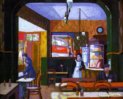 The Coffee House, East Finchley Artwork By William Ratcliffe Oil