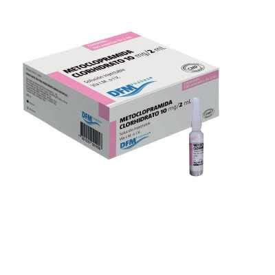 Metoclopramida Inyectable 10mg 2ml Ampolla 2ml Difem