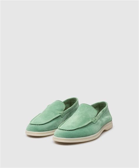 Babe Pay Pls Зелені замшеві лофери FREYA купити в Symbol