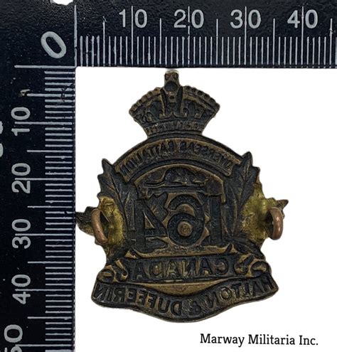 Ww1 Cef 164th Battalion Cap Badge