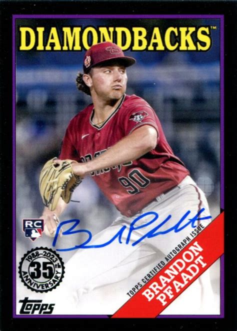 Brandon Pfaadt Topps Update Bau Brf Topps Baseball