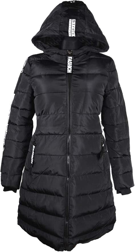 Grisodonna Style Damen XXL Fell Kapuze Winter Mantel Jacke Warm