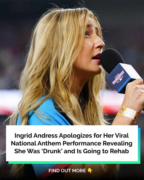 Ingrid Andress Apologizes for Viral National Anthem Performance as She