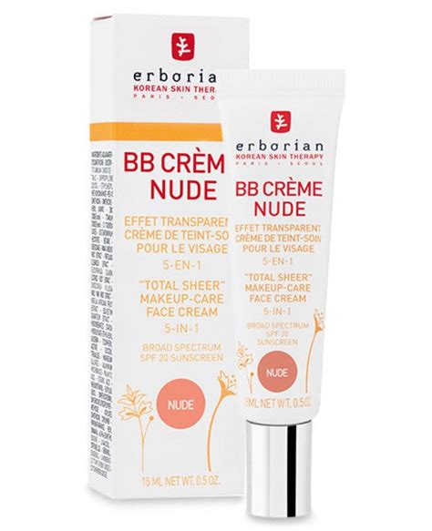 Erborian Bb Cream In With The Effect Of The Skin Like A Baby Crem Nude Ml Natural