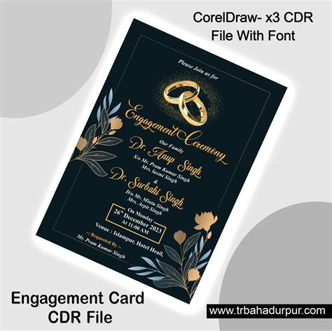 Engagement Card Cdr File