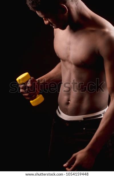 Close Cropped Photo Naked Waist American Stock Photo 1054159448 Shutterstock