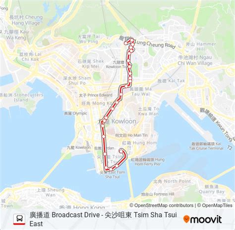 208 Route Schedules Stops Maps 尖沙咀東 Tsim Sha Tsui East Updated