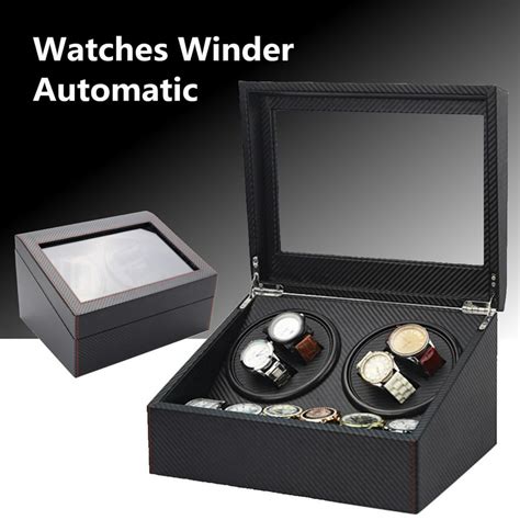 Meigar Meigar Watch Winder For 10 Automatic Watches2 Motor Luxury