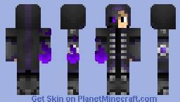 ENDERMAN BOY (MAGE ROBE) Minecraft Skin