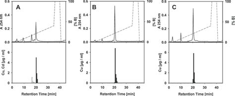 Reverse Phase Hplc Elution Profiles Of Cu Mt From Midgut Gland A