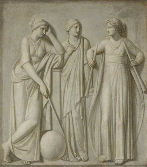 The Muses Urania Erato And Calliope Sculptor Robert Fagan