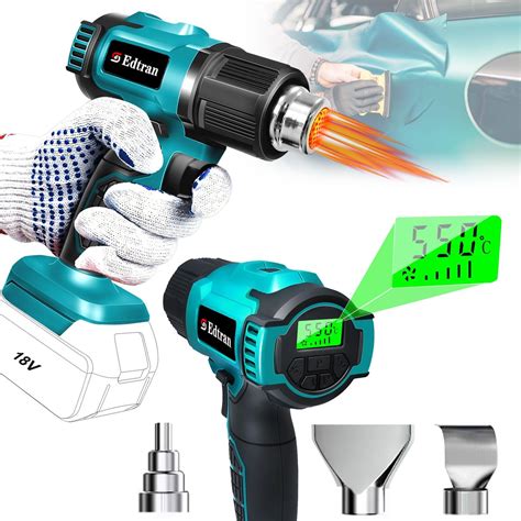 Cordless Heat Gun For Makita V Battery W Fast Heating Soldering Hot Air Gun