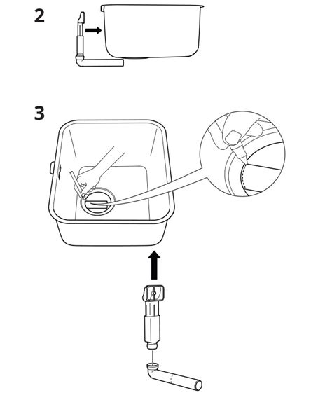 IKEA LILLVIKEN Water Trap/Strainer 1 Bowl Installation Guide