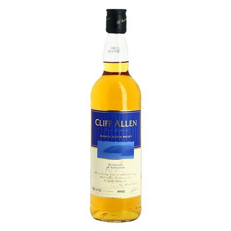 Whisky CLIFF ALLEN Blended Scotch whisky pas cher