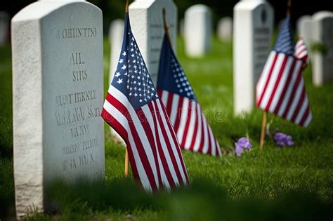 Remembering Heroes A Memorial Day Tribute Stock Illustration