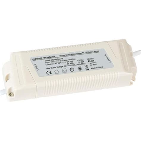 Driver 36W/950mA on/off Line-3 - Unilamp Norden