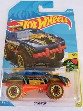 T Hunt Hot Wheels Dino Riders Sting Rod Universo Hot Wheels